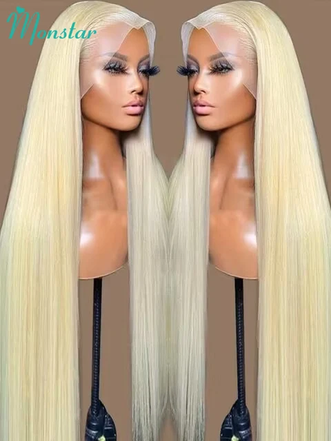 13x4 13x6 360 613 Honey Blonde Color Lace Front Human Hair Wigs for Women Transparent Brazilian Straight Frontal Wigs Human Hair 2