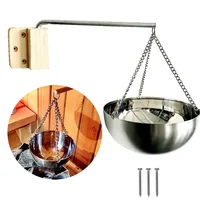 Stainless Steel Sauna Room Bowl Cup for Essential Oil Aromatherapy - Traditional & Infrared Sauna Accessories 1