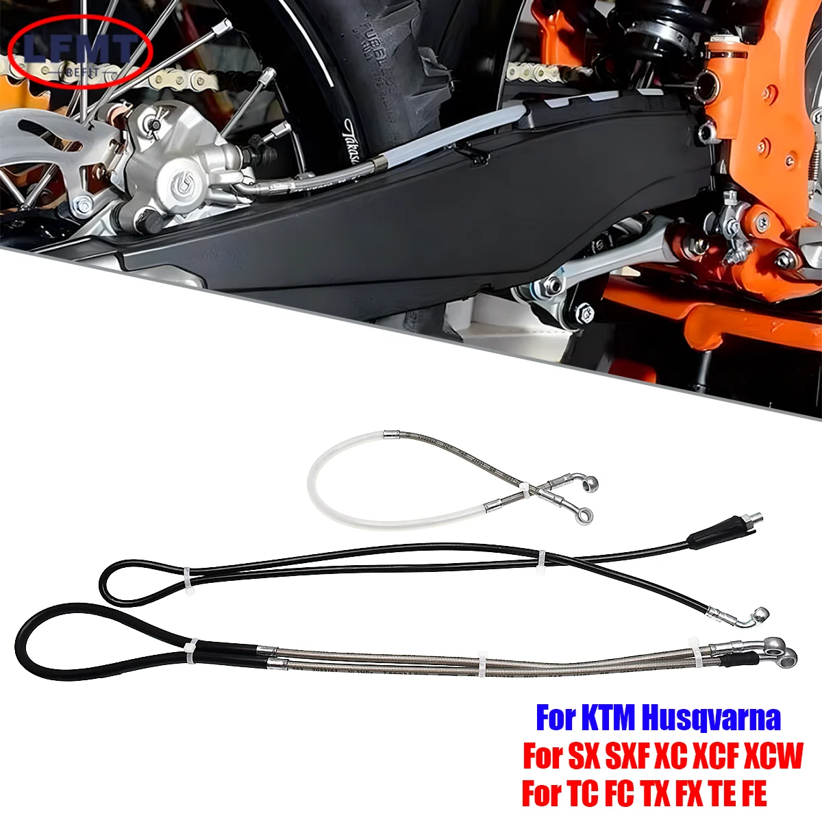Brake Hose & Clutch Pipe For KTM XCW EXC EXCF SX SXF XC XCF TPI Motocross Front Rear 125 150 250 350 450 500