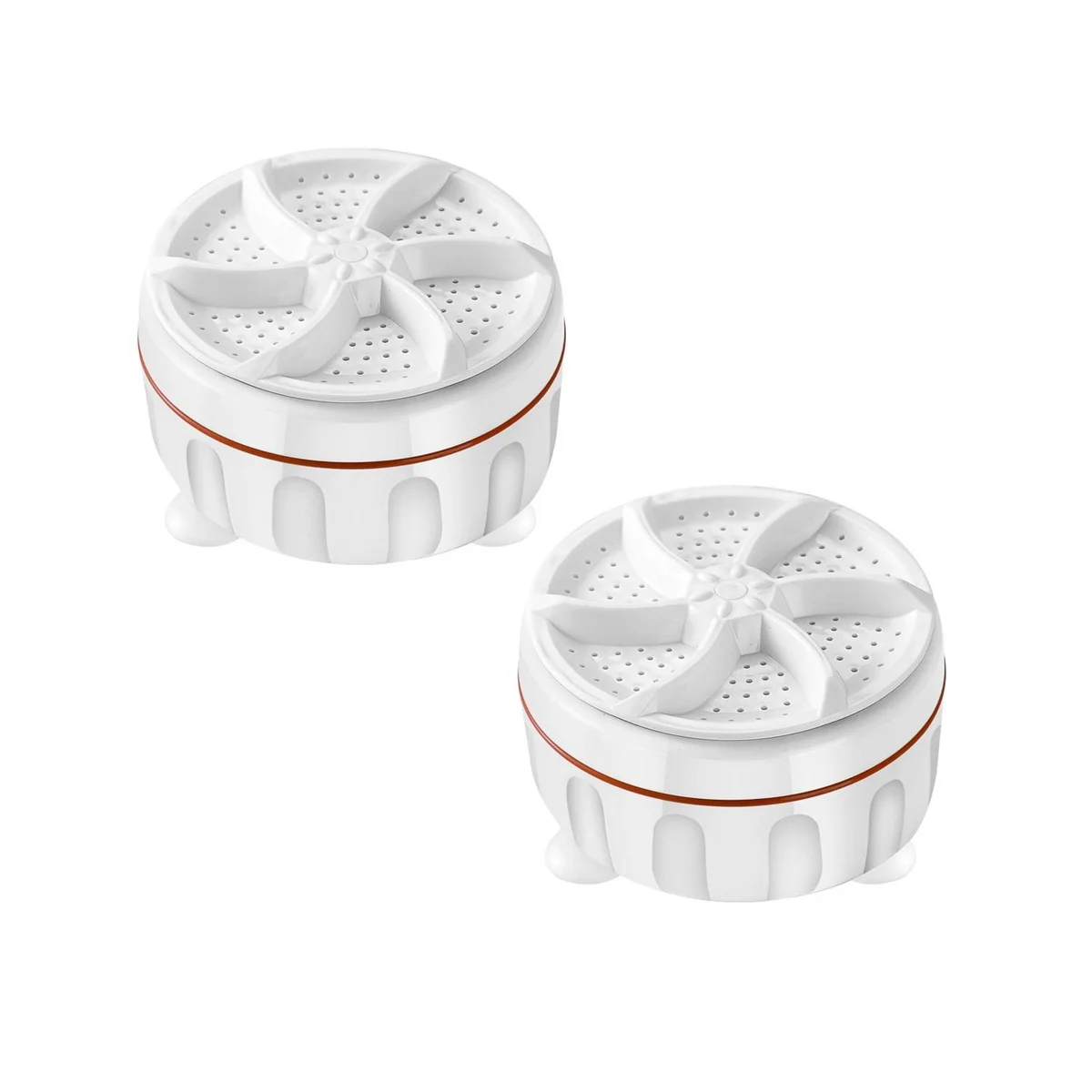 2 Pezzi Mini Lavatrice Usb A Turbina Rotante A Due Vie Lavatrice Portatile Per Biancheria Intima Calzino Per I Viaggi