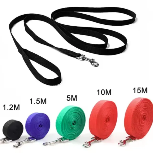 Nylon Long Dog Training Leash 1.5M-30M Traction Rope Lanyard Versatile Pet Walking Lead for Small to Large Dogs 5