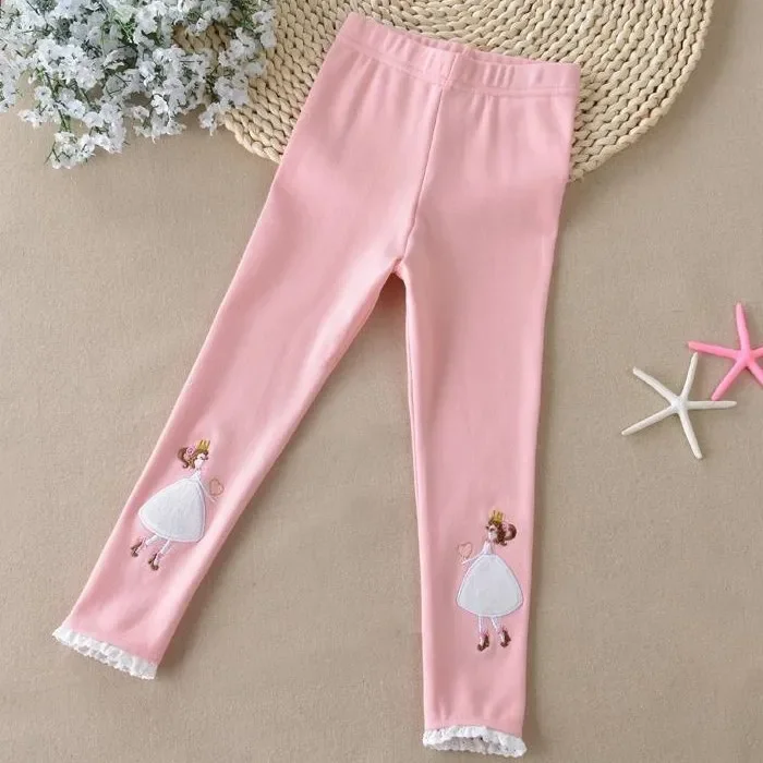 thumbnail image 1 of Pantalones básicos de estilo coreano para niños, mallas versátiles de algodón puro para niñas, tallas medianas y grandes, novedad de 2021, 1 of 4