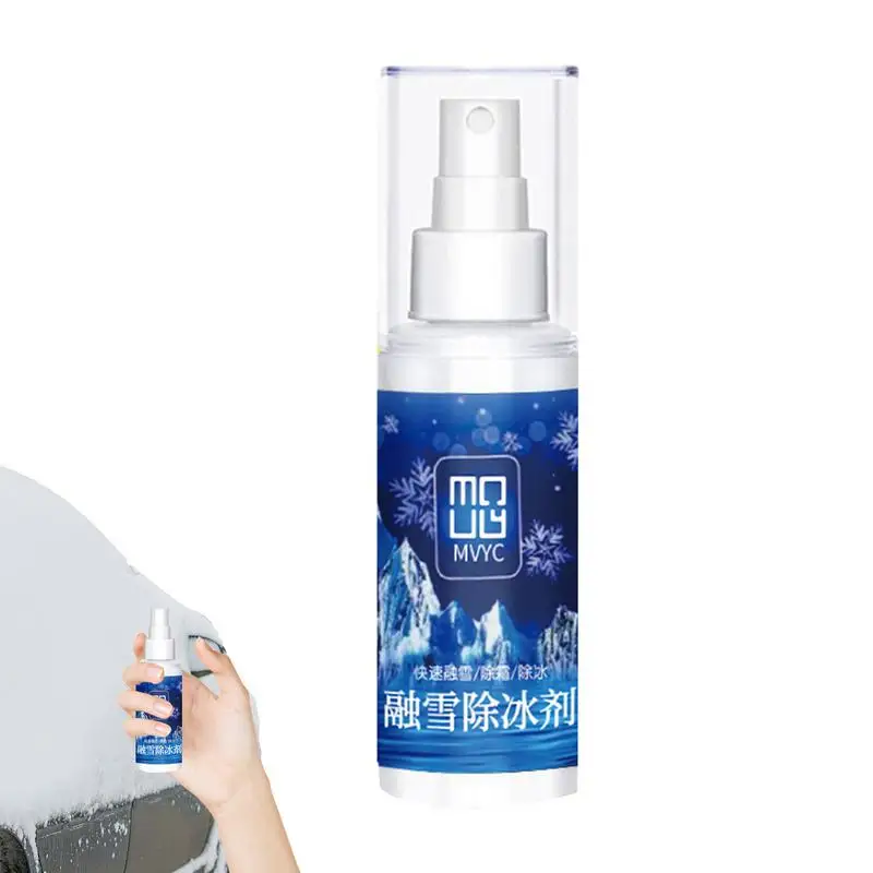 

Ice Melt Spray 100ml Effecient Deicer Spray For Car Windshield Anti-Snow Car Supplies Effective Deicer Spray For Glass Winter