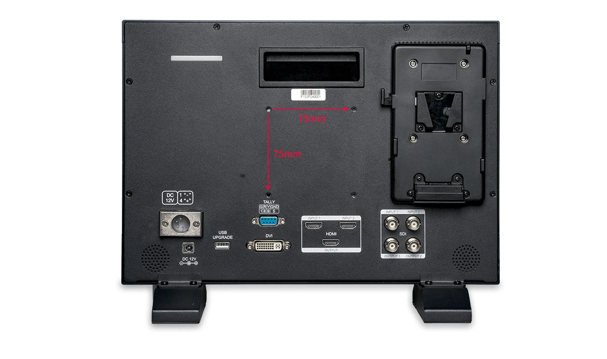 P133 PRO Broadcast Monitor 13.3in 1000nit Daylight Viewable 3G-SDI 4K 60Hz Scree