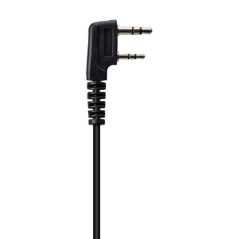 RISENKE-D Shape Walkie Talkie Earpiece with Mic for Baofeng, UV-5R, BF-888s, BF-F8HP, UV-82, UV-82HP, Motorola Retevis, 2 Pcs