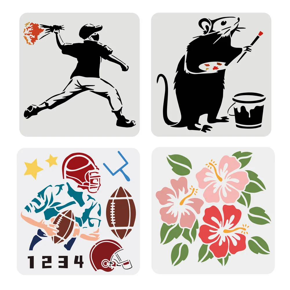 Цветочный трафарет для фотогра