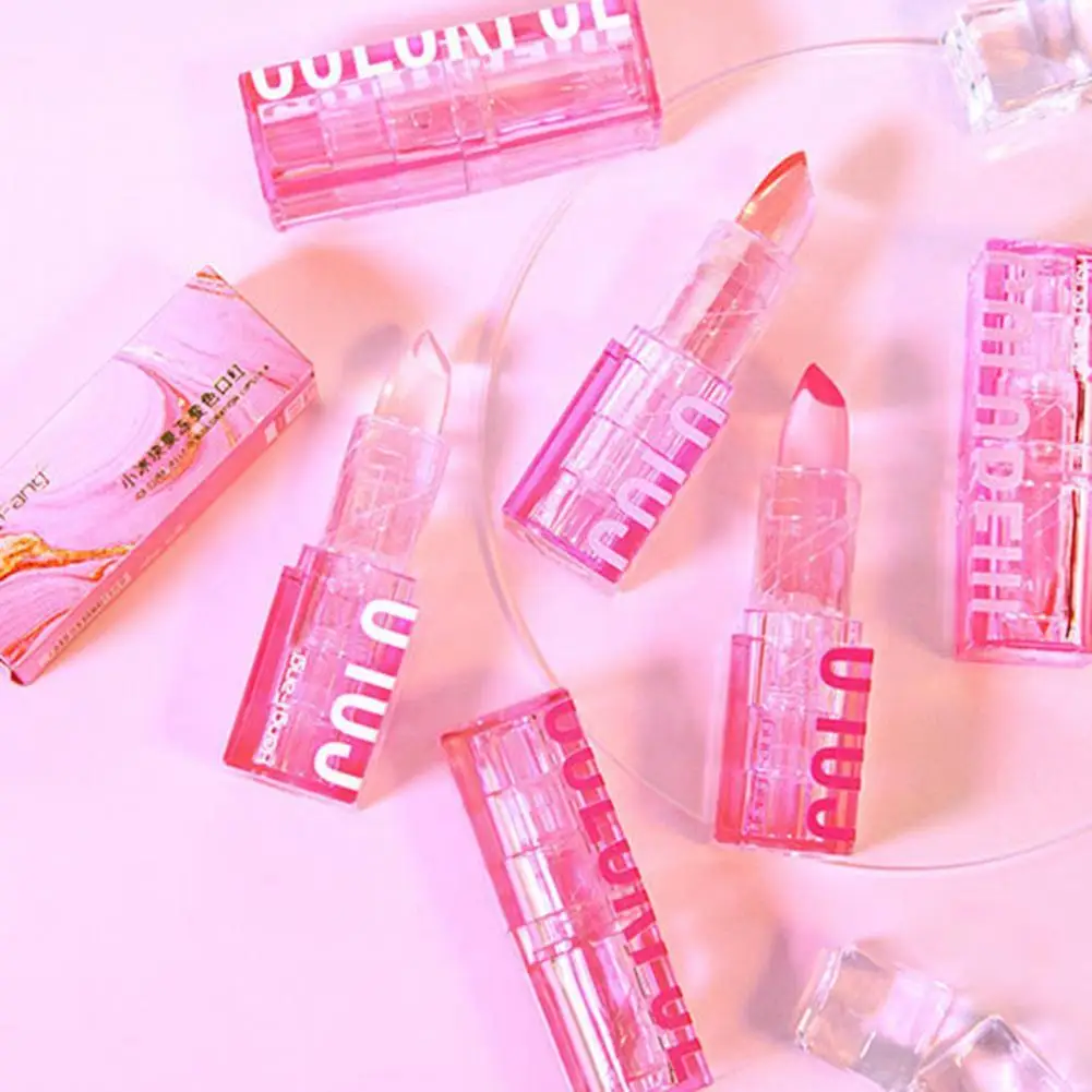 

Lip Gloss Practical Beauty Cosmetic Lipstick Gloss Bright Colors Easy to Color Color Changing Lipstick