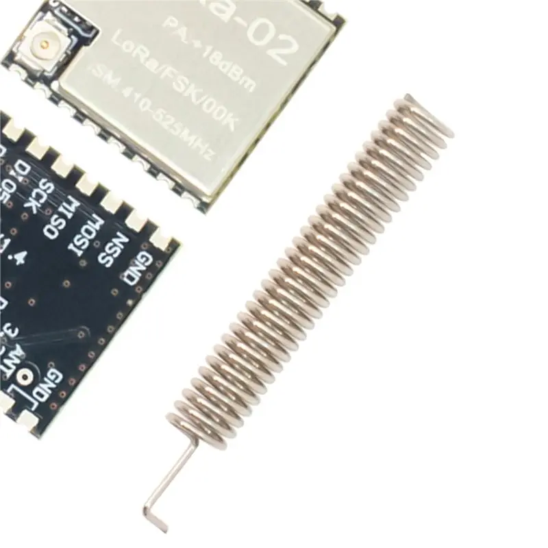【프로모션】SPI 인터페이스 SX1278 Lora 무선 RF 데이터 전송 모듈 Ra-02 433Mhz 가장 먼 거리 10KM 아두이노 호환 가능