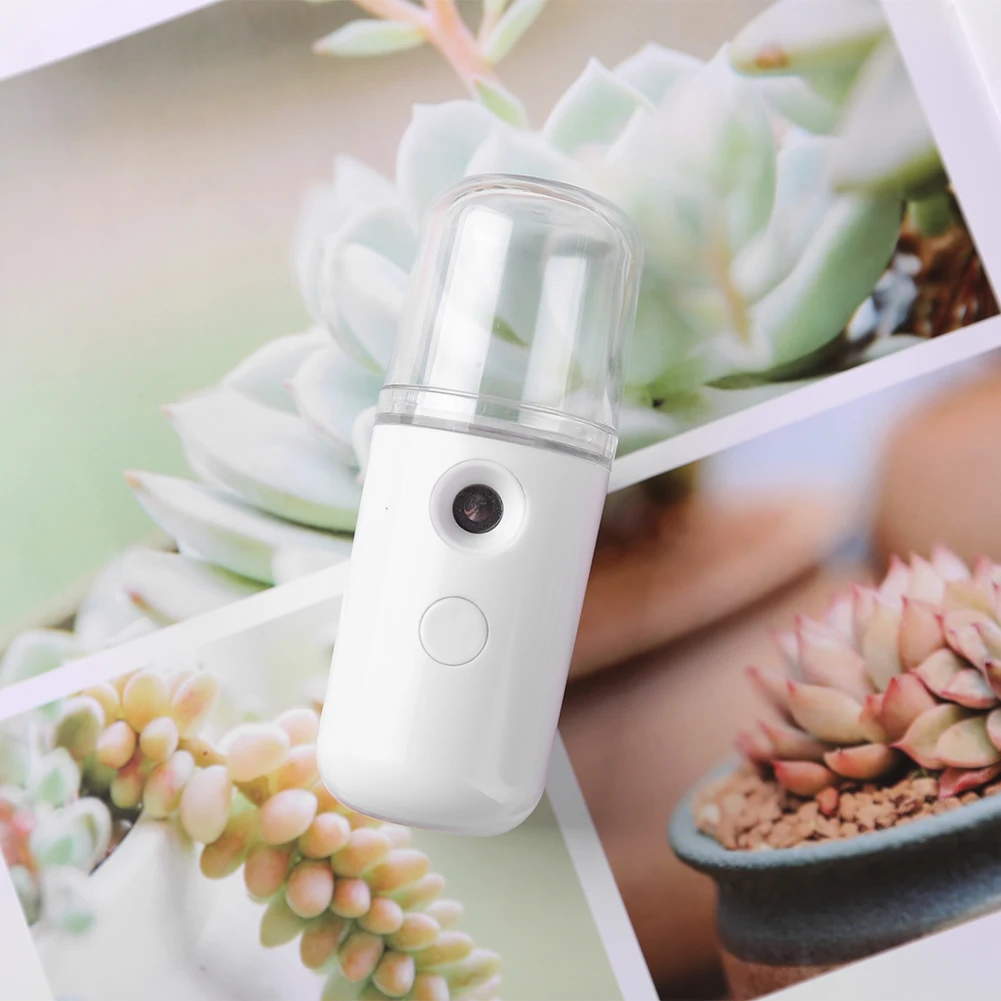 30ml 나노 미스트 스프레이어 USB 충전식 나노 페이셜 스티머 쿨 미스트 페이셜 스티머 속눈썹 연장용 스킨케어 메이크업용