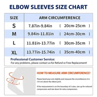 Elbow Compression Sleeves for Tennis & Golfer's Elbow Support