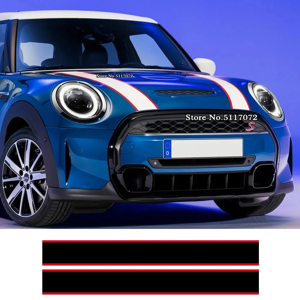 

Car Hood Decal Engine Cover Rally Line Bonnet Stripe Sticker For MINI Cooper R55 R56 R57 R58 R59 R60 R50 R52 R53 F54 F55 F56 F60