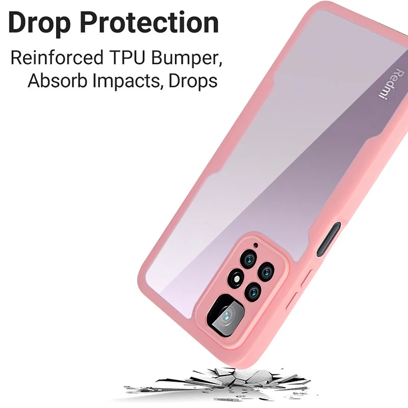 Crystal-Clear 360° Shockproof Phone Protector Case