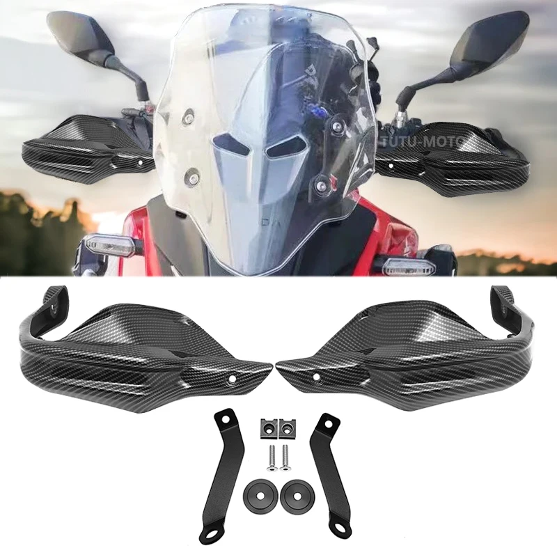 Motorrad Handschutz Windschutz Blau - Für Honda NC750X CB500X 2013-2023