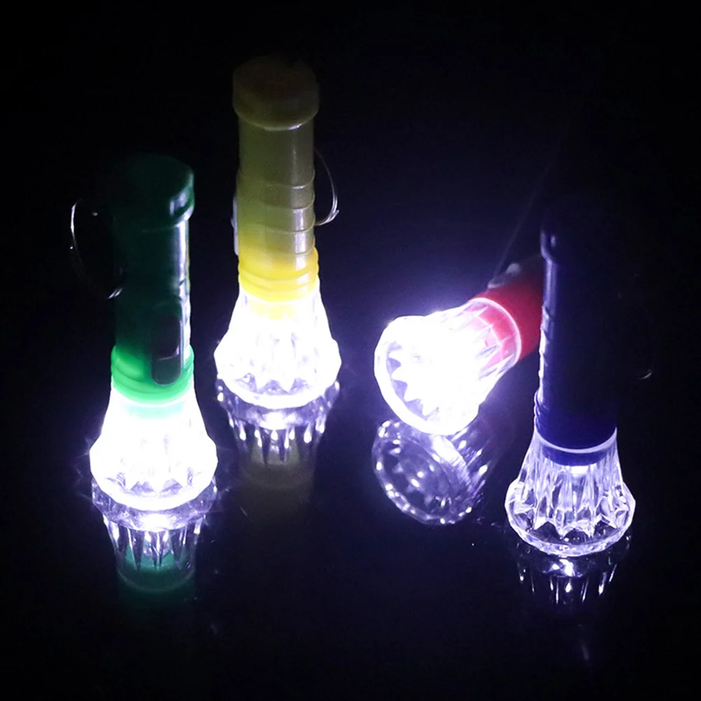 20 Pcs Mini Led Flashlight Keychain LED Mini Torch Supply Rechargeable Led Flashlights Decor Kids Hanging Lighting Tool