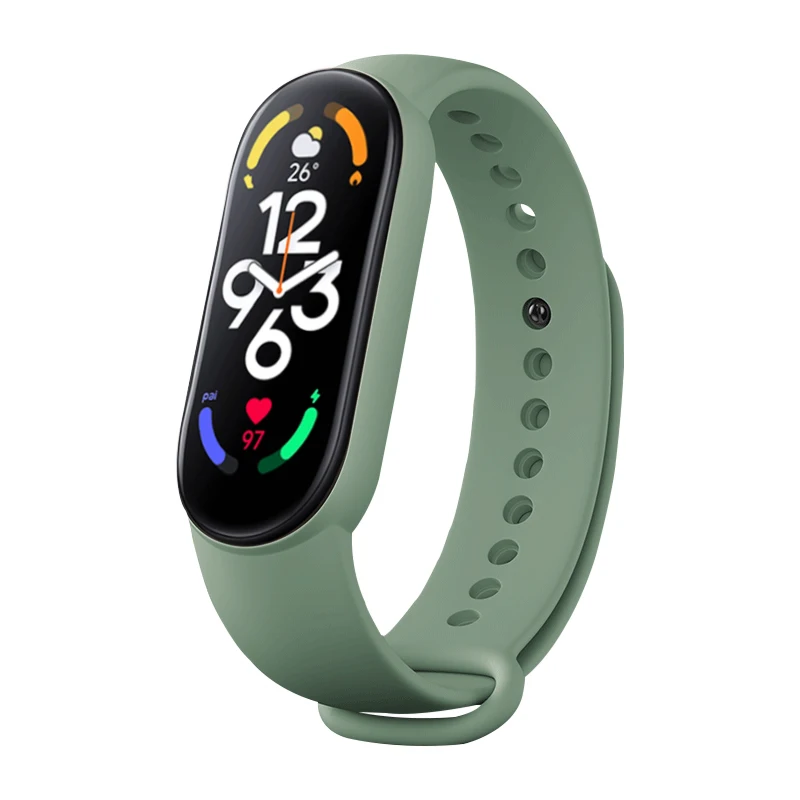 Breathable Silicone Smartwatch Wristband Strap