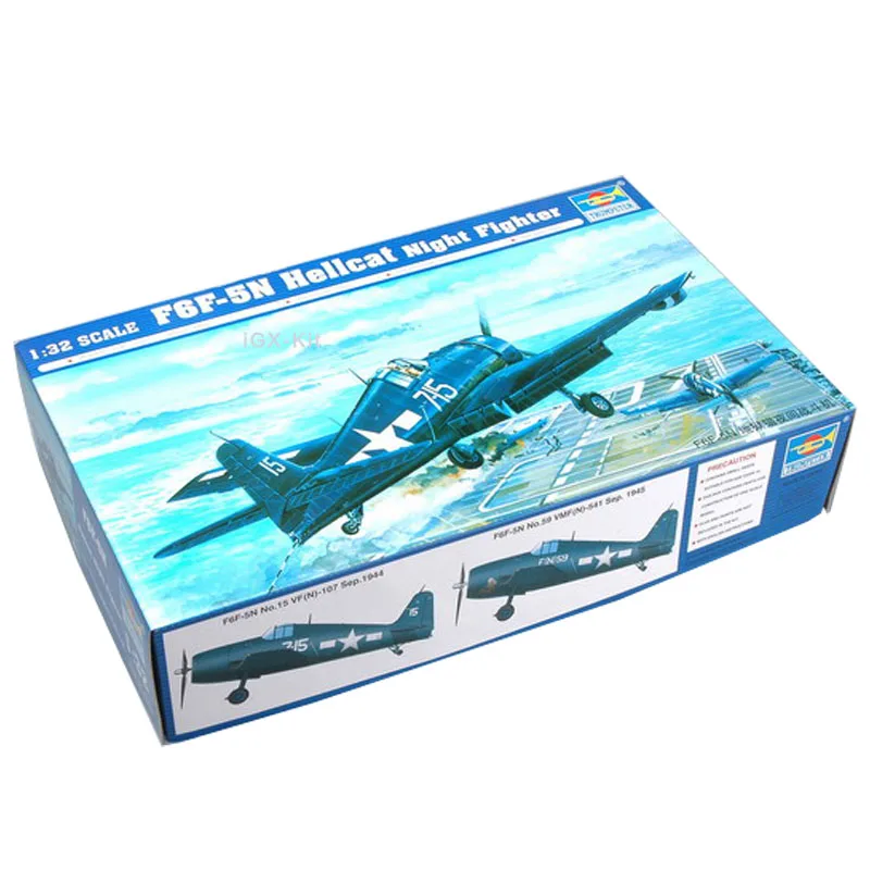 

Модель самолета Trumpeter 02259 1/32 US F6F, модель самолета в стиле милитари, пластиковая сборка, игрушка ручной работы, подарок, набор для строительства