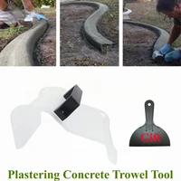 Handy Garden Corner Flooring Molds, Plastic Handle, Plastering Concrete Trowel Tool, Masonry Cement Mortar Repair Margin 1