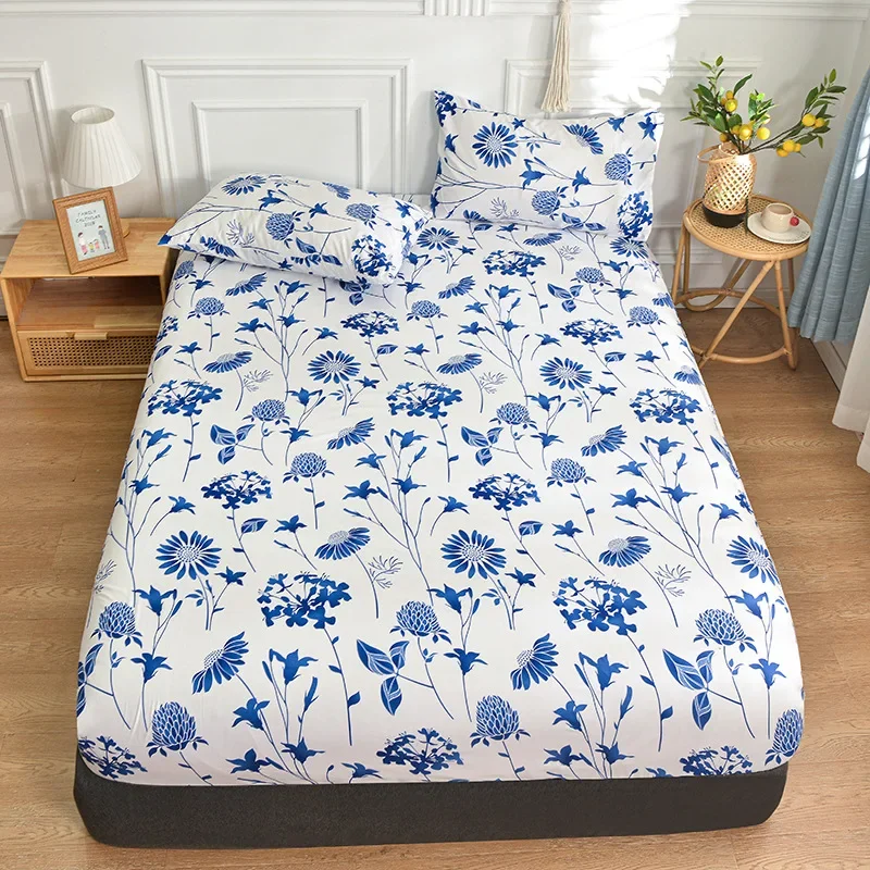 Four Seasons Men and Women Simple Fashion Butterfly Print Bedspread Home Bedroom Hotel  미용베드커버