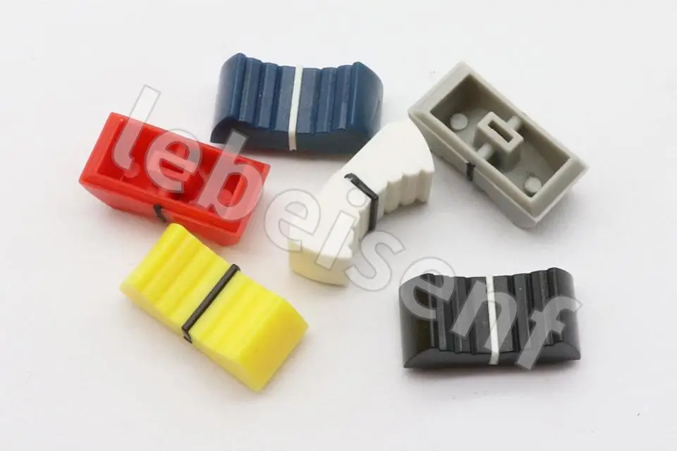 12pcs For Yamaha Behringer Soundcraft Mixer Fader Cap / Potentiometer Knob Push Cap / Straight