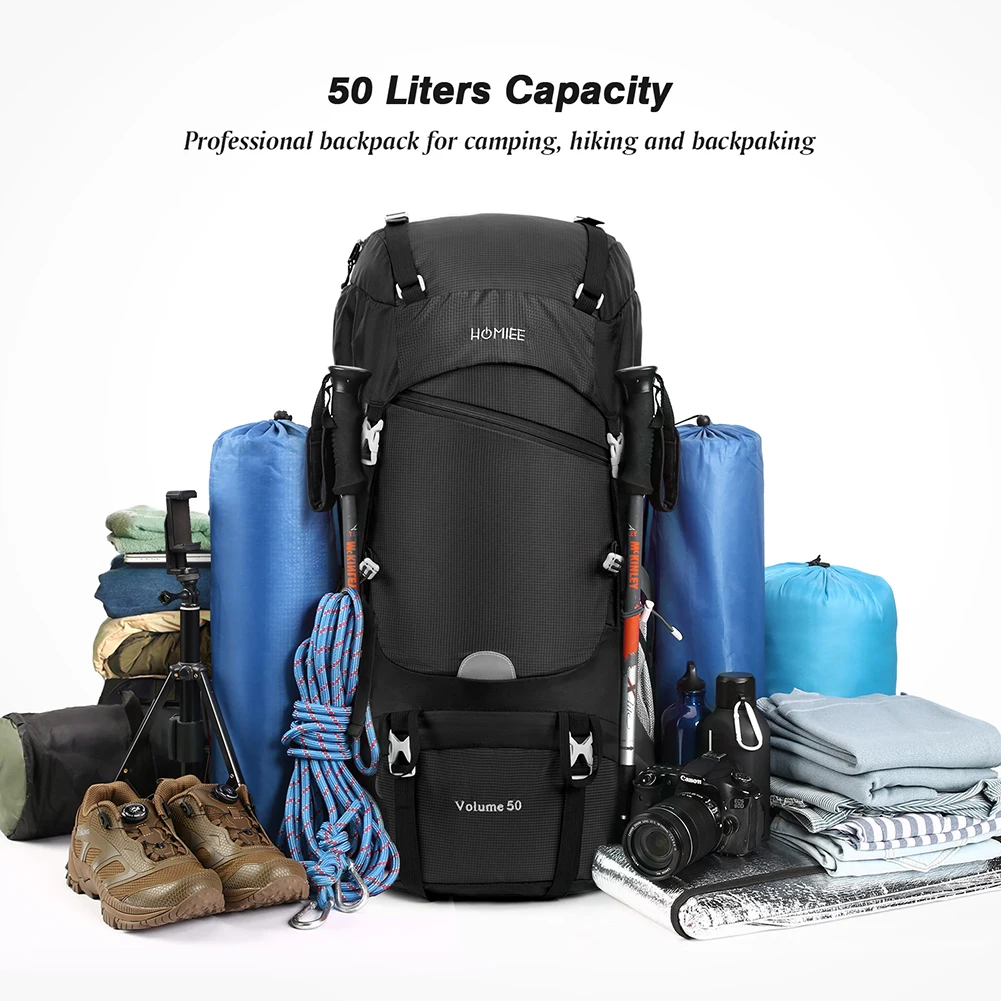 40/50/80L Large Capacity Folding Backpack Waterproof Tactical Backpack For  Man Climbing Backpack Outdoor Camping Equipment - AliExpress