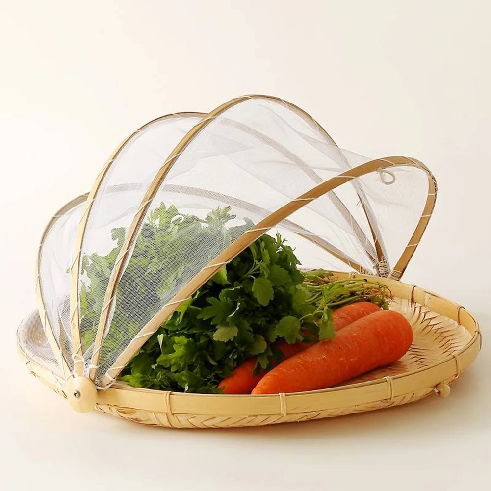 Bamboo Mesh Food Basket 4