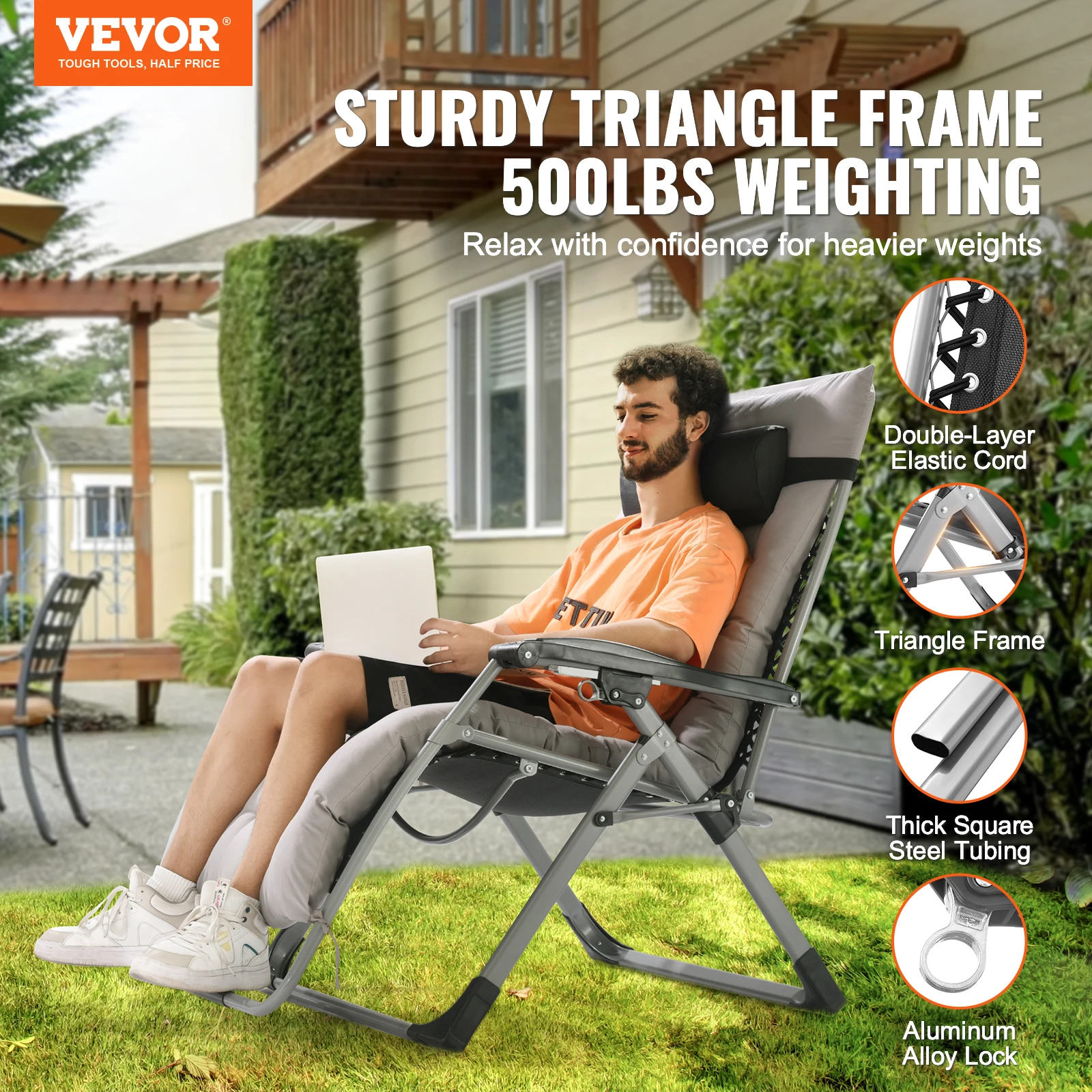 VEVOR Zero Gravity Chair 2