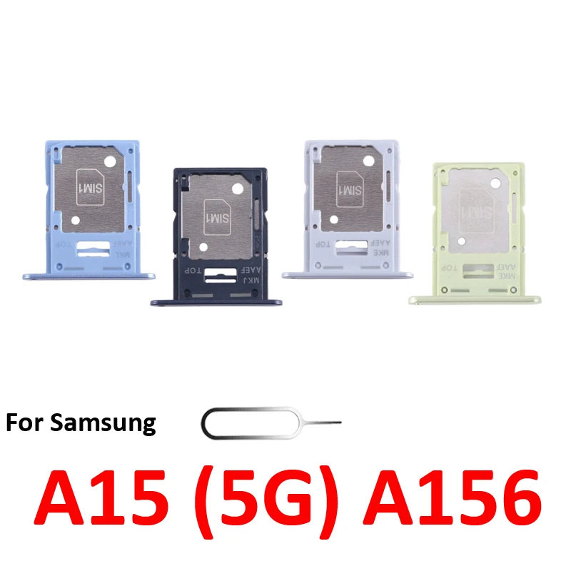 Samsung Galaxy A15 SIM and Micro SD Card Slot Holder - Black/Blue
