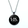 Fashion Creative Design Cartoon Arctic Monkeys Necklace Glass Cabochon Pendant Fashion Statement Crystal Necklace Wholesale 3
