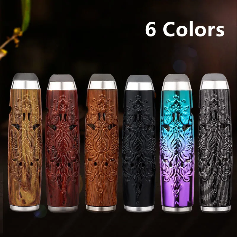 Portable Ashtray Cigarettes Ashtray New Embossed Mini Ashtrays Portable Outdoor Fire Resistant Handheld Anti Soot-flying Cigarette Ashtray For Car with Box