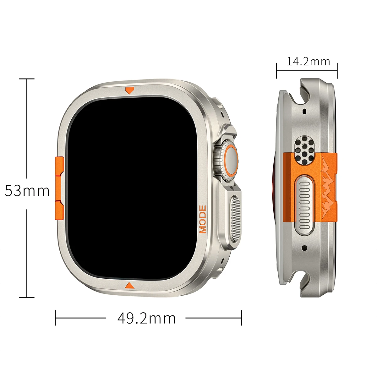 Premium Aluminum Alloy Protective Watch Case - Ultra-Durable Metal Cover Bumper