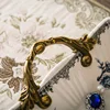 Light luxury retro ceramic tray European American creative fruit plate living room soft decoration ornament 3