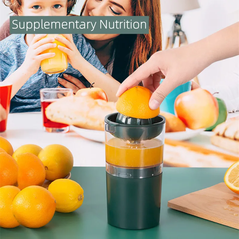 Electric Slow Juicer Wireless Portable Juicing Cup Orange Juicer Lemon