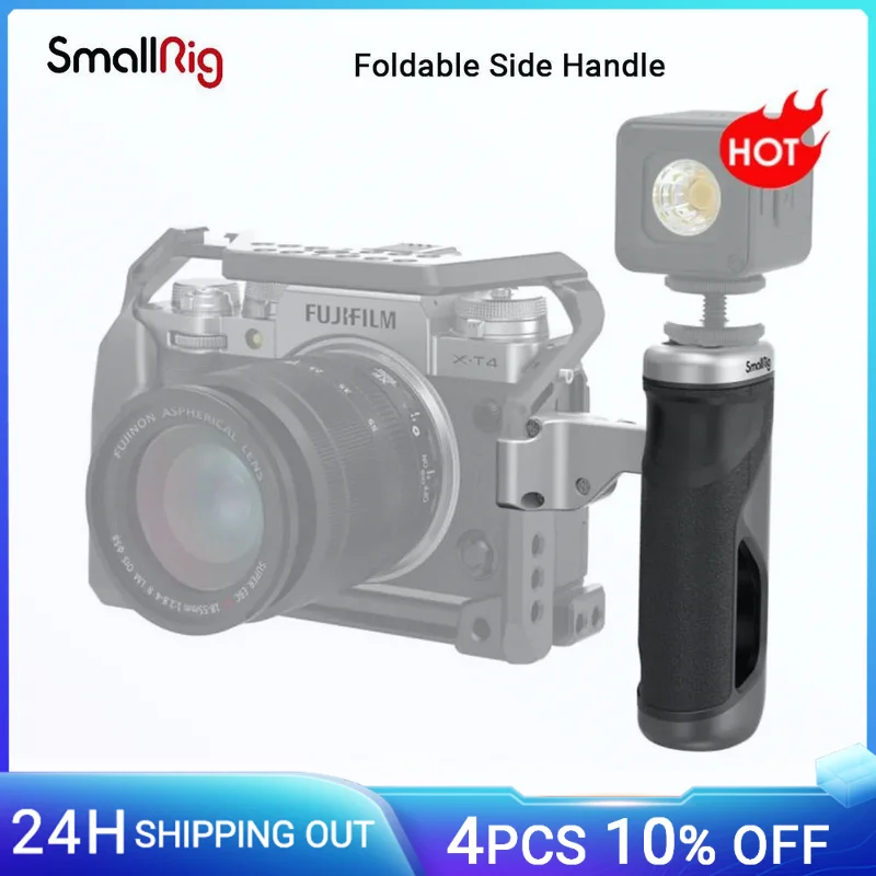 Smallrig Universal Nato Side Handle Impugnatura Pieghevole Per Sony Per Canon Dslr Camera Cage Con Scarpa Fredda E 1/4 "-20 Fori Filettati
