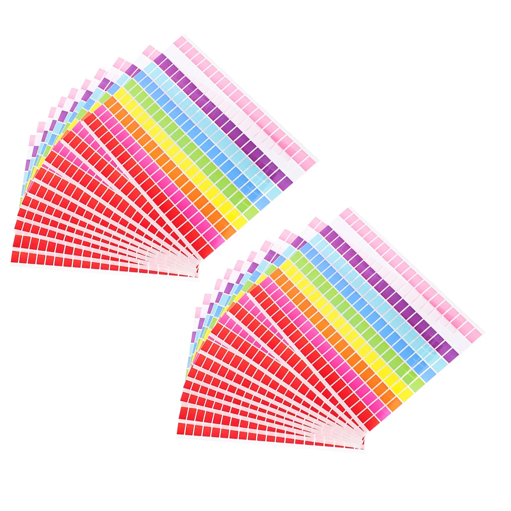 25 Sheet Color Coding Labels Stickers Self Adhesive Colored Tags for Inventory File Classification Office School Arts Crafts