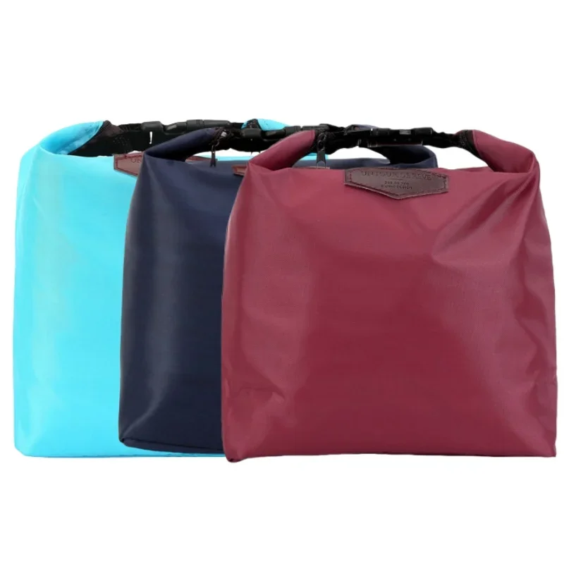 Lunch cooler bag thermal insulated lunch bag portable oxford cloth cooler lunchbox storage bag carry picnic food tote insulation package 1pc