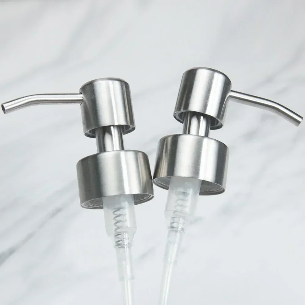 Soap Dispenser Soap Pump Soap Dispenser Head 12 Styles 304 Stainless Steel Hand Soap Liquid Dispenser Nozzle for Bathroom Kitchen Foam Soap Products Bathroom Accessories