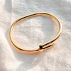 eManco Classic Punk Rivet Bracelets Feminine Simple Fashion Bracelet Stainless Steel Screw Bangles Ladies Gift 3
