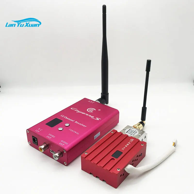 

1.2G 8W High Power Enhanced Wireless Video Transmission Transceiver Wireless Video Surveillance 1.2G