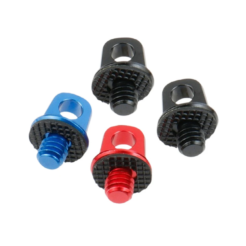 1/4" & 3/8" Aluminum Alloy Hanging Screw UNC 1/4-20 & 3/8-16 Thread Durable Lanyard Screw for Photography Sports Industrial Use