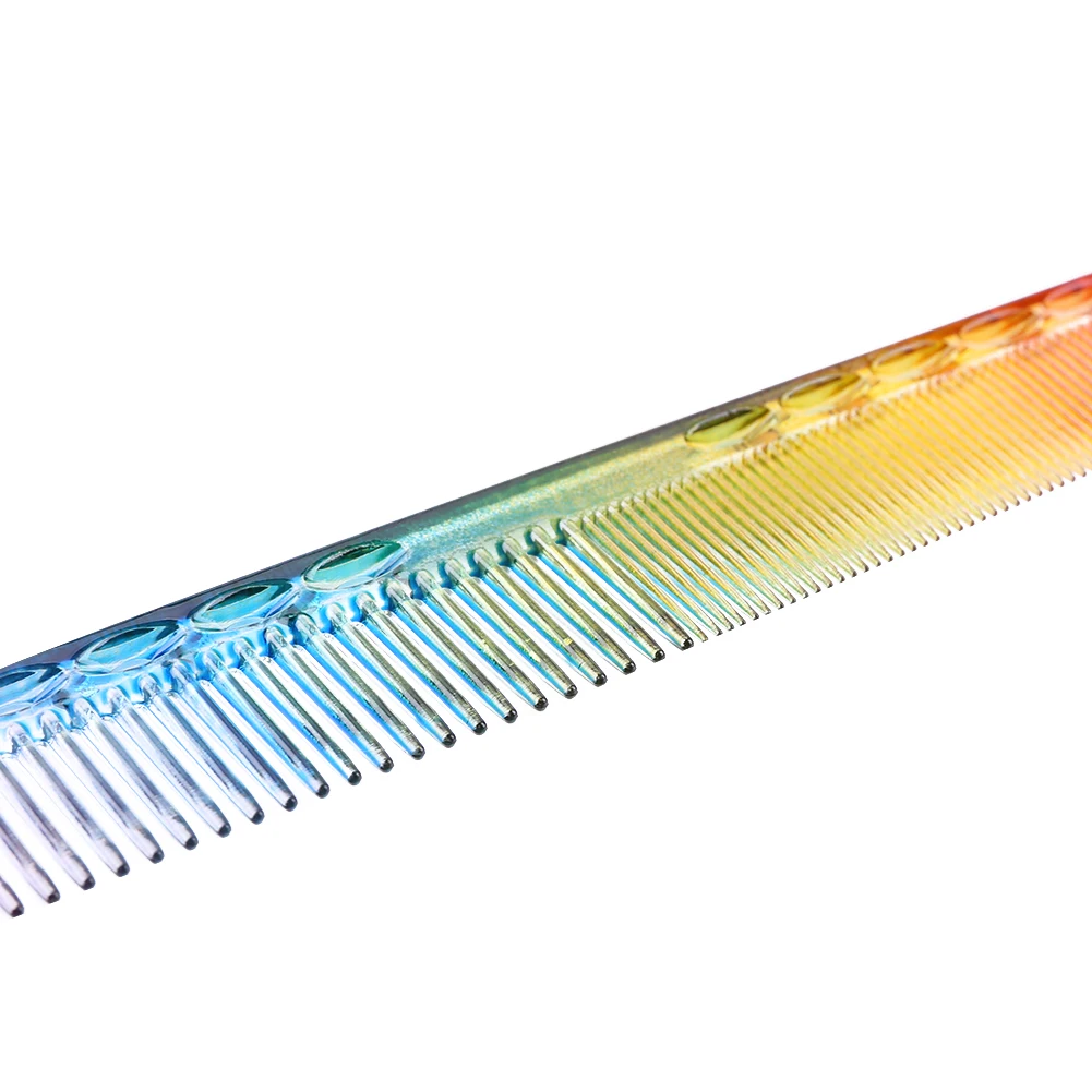 Description Picture 6 of itemAnti-Static Rainbow Hair Comb Double Head Entangled Comb Hair Styling Tool