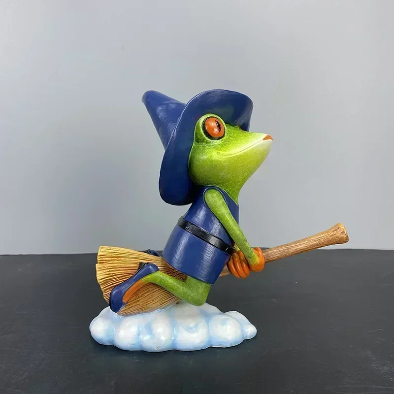 Resin Leggy Frog Figurines Nordic Creative Animal Statues for Interior Sculpture 1 Pcs