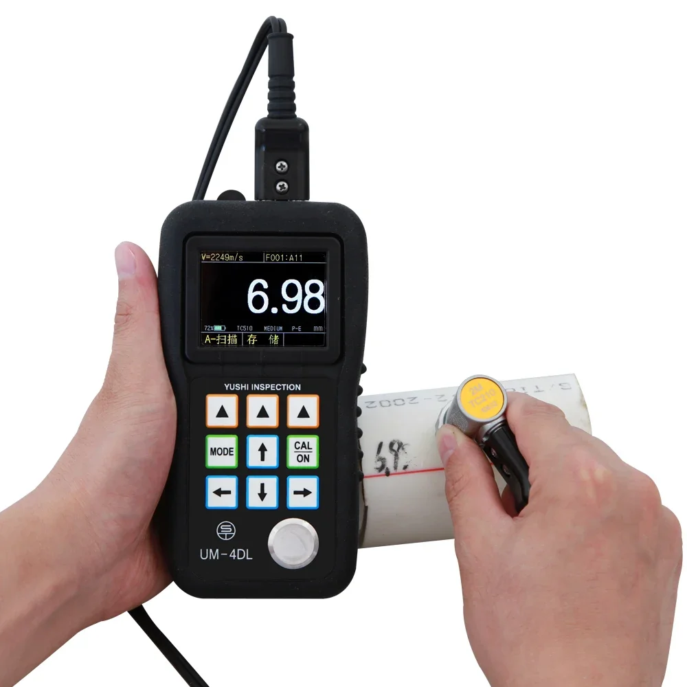 

YUSHI Portable UM-4 Digital Thickness Gauge Meter High Precision LED Screen