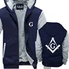 FREEMASON FREEMASONRY SECRET Masonic warm coat cotton Fashion Brand thick jacket men new high quality sbz5216 3