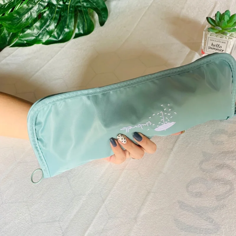 Small Fresh Print Pattern Umbrella Storage Bag Clutch Type Absorbent Folding Umbrella Bag Go Out Portable Waterproof Storage umbrella bag