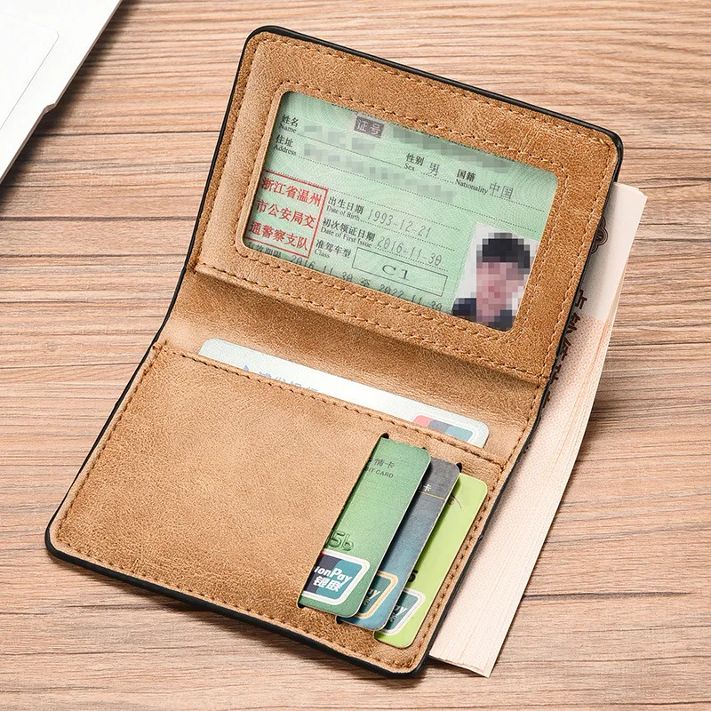 New retro card bag for men, ultra-thin and compact.Exquisite and high-end bank card holder sleeve