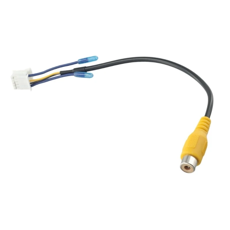 

Car RCA Cable 10 Pin RCA Adaptor Car Rear View Camera Cable Simple Installation
