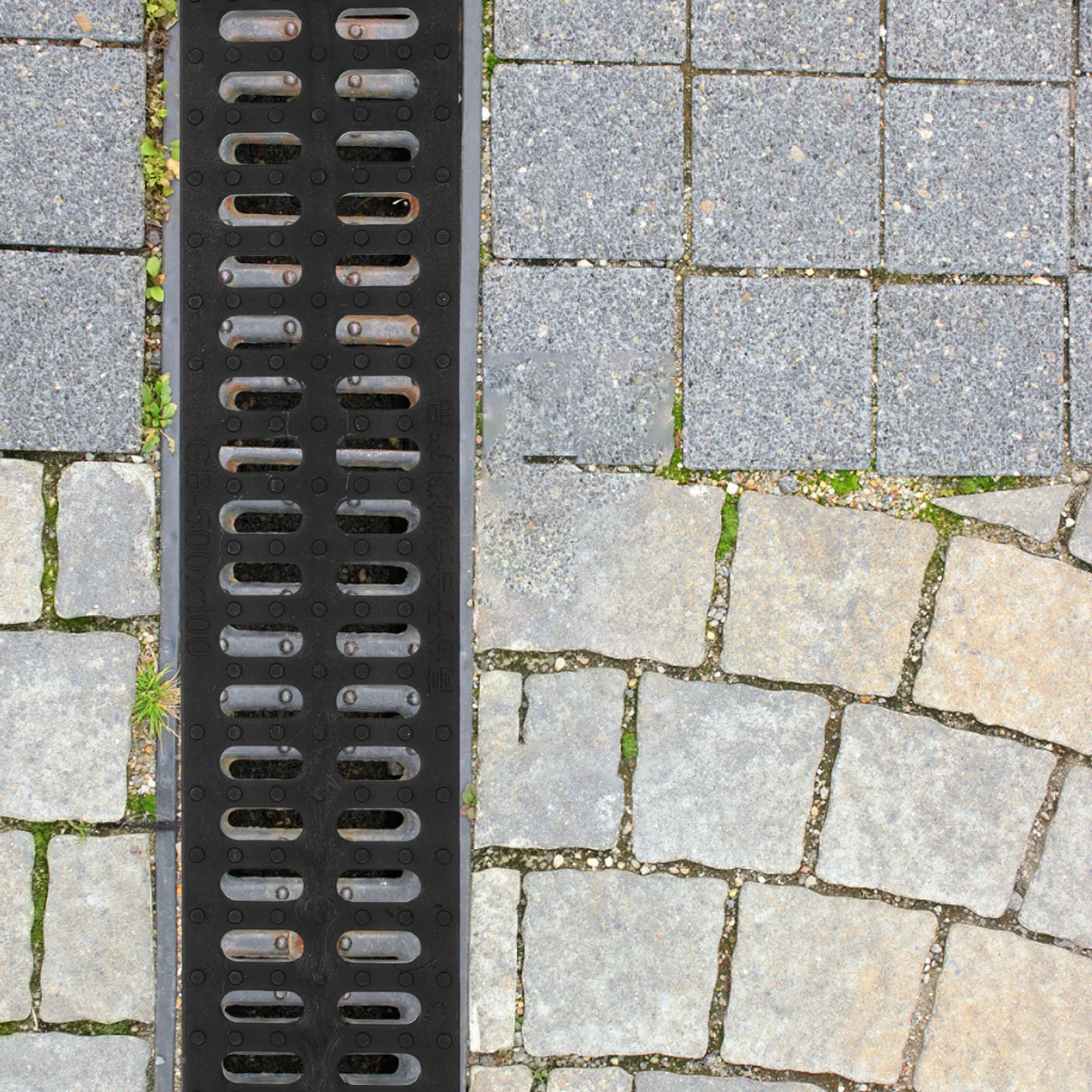 ตะแกรงระบายน้ำ ฝาปิดรางระบายน้ำพลาสติก สำหรับรางระบายน้ำกลางแจ้ง รางระบายน้ำพื้นโรงรถ ตะแกรงรางระบายน้ำในครัว ฝาปิดรางระบายน้ำ อุปกรณ์เสริมสำหรับท่อระบายน้ำ 1