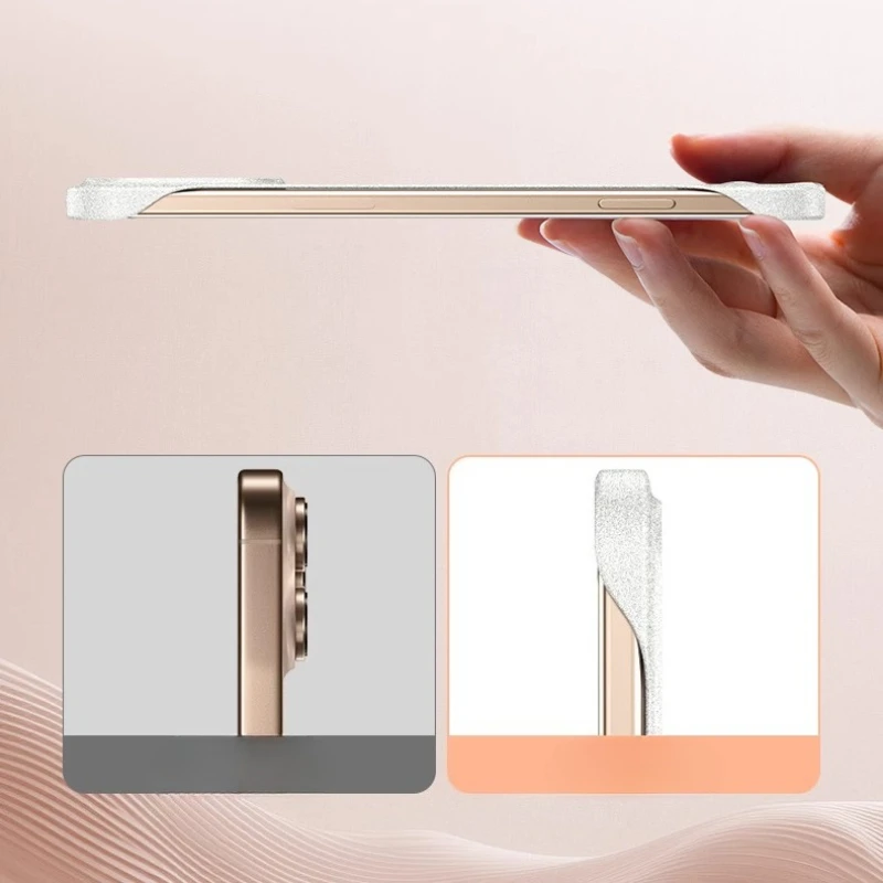 Matte Ultra Thin Sandstone Frameless Shockproof Phone Case