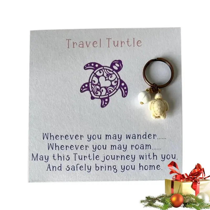 

Sea Animal Keyring Multipurpose Sea Turtle Key Ring Alloy Durable Key Ring Purse Charm Tortoise Charm Keyring Realistic For