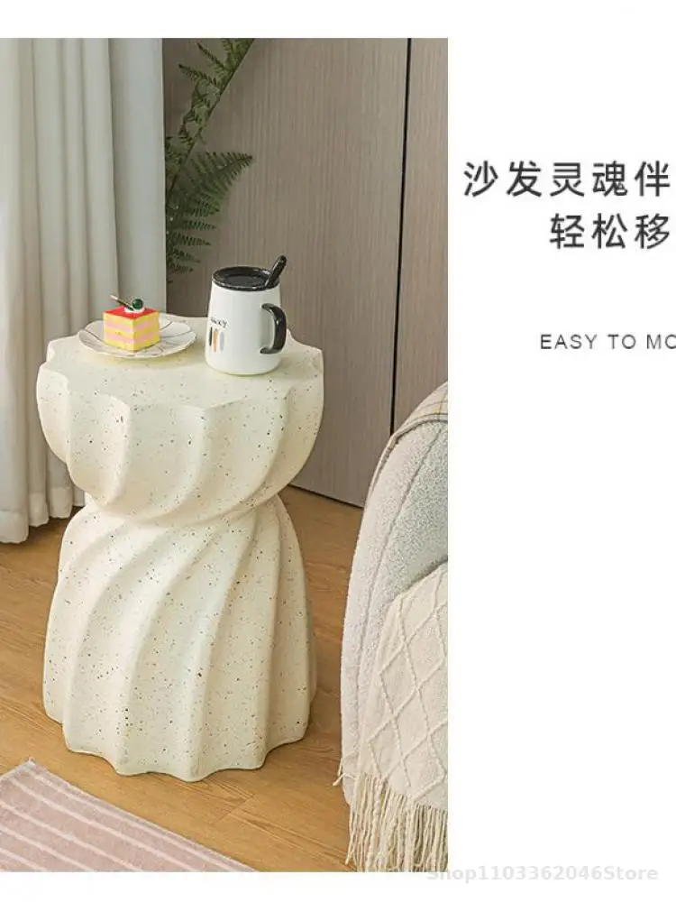 Cream Style Creative Homestay Side Several Silent Japanese Designer Sofa Coffee Table Bedside Table Ins Light Luxury Corner